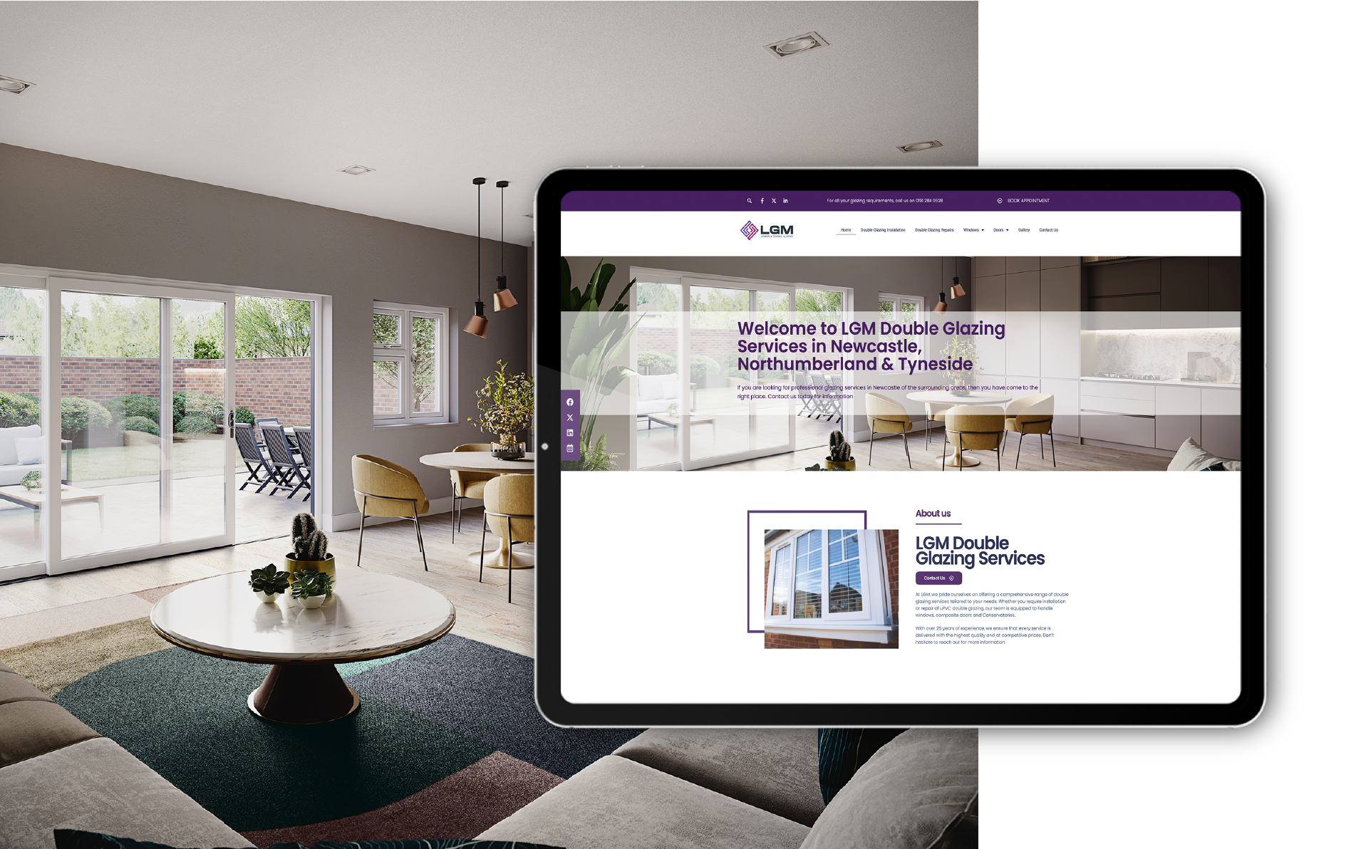 Skilled tradesman on site β the kind of business DMH scales online